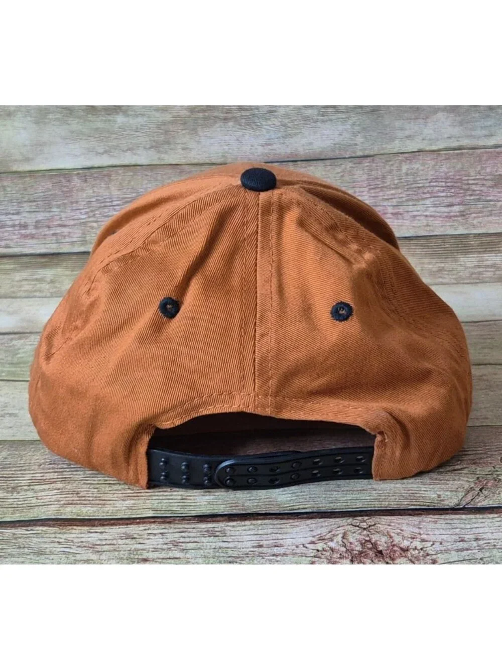 Texas Longhorns Orange Baseball Cap Hat Embroidered Black Bill NCAA Cotton OSFA
